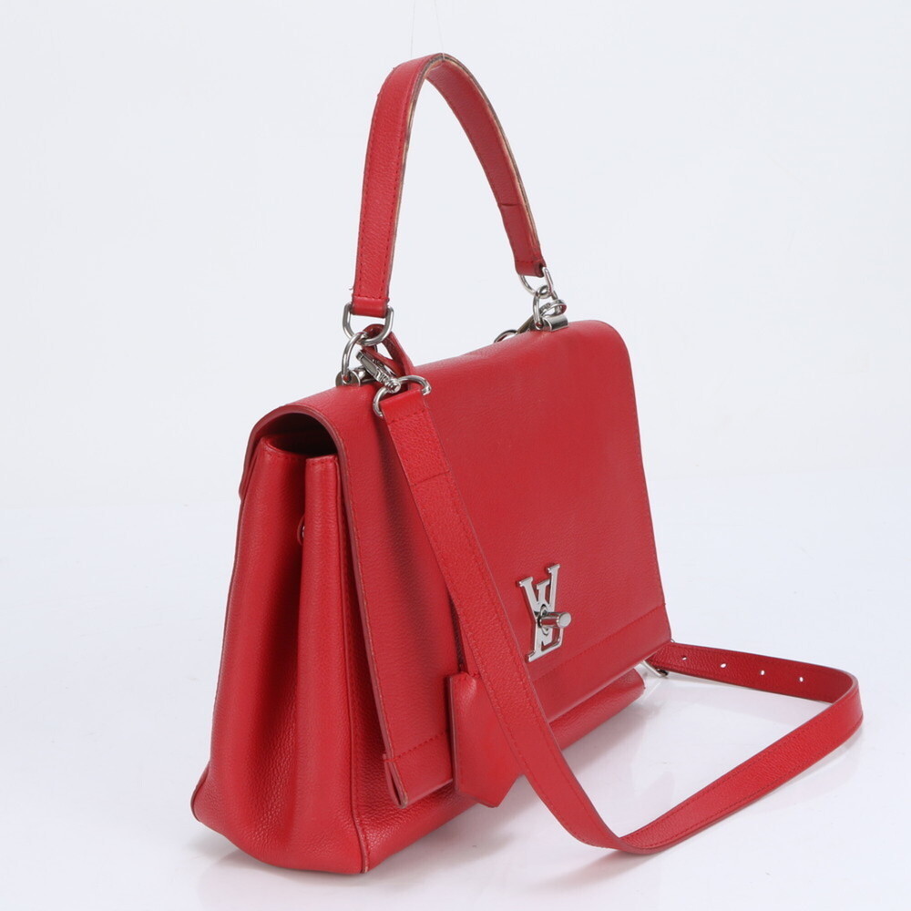 Louis Vuitton Lockme 2 Ruby M50363 Leather 2-Way Shoulder Bag, Crossbody Hand... - Picture 3 of 16